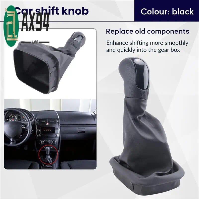 AX94-5 เกียร์เกียร์ SHIFT Knob Gaiter Boot SHIFT Head สําหรับ Mercedes Benz W168 A Class 1997-2004