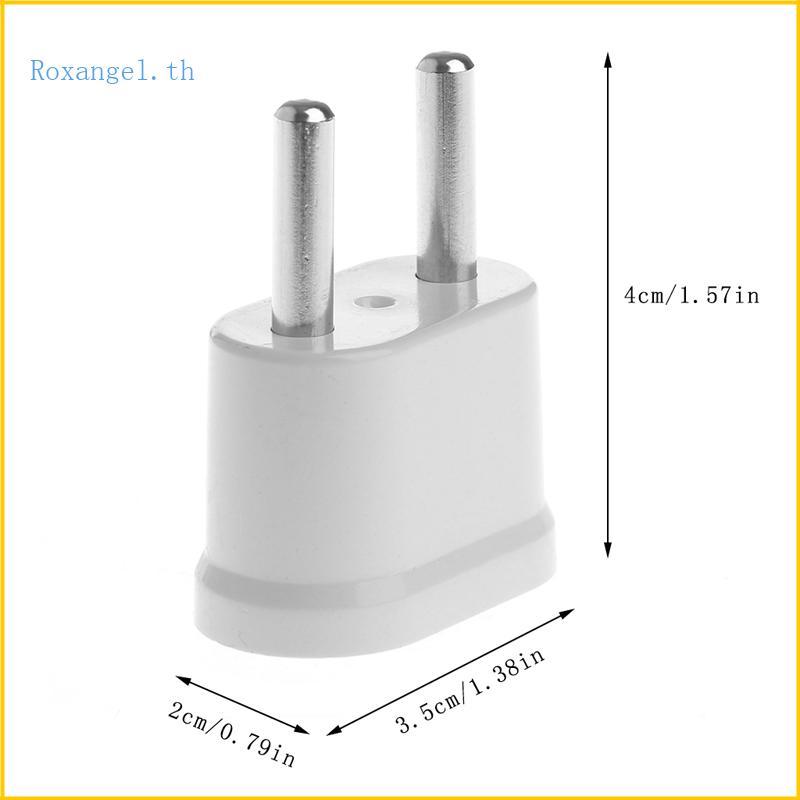 ROX Europe Plug Adapter US to EU Plug Adapter Travel Adapter Outlet