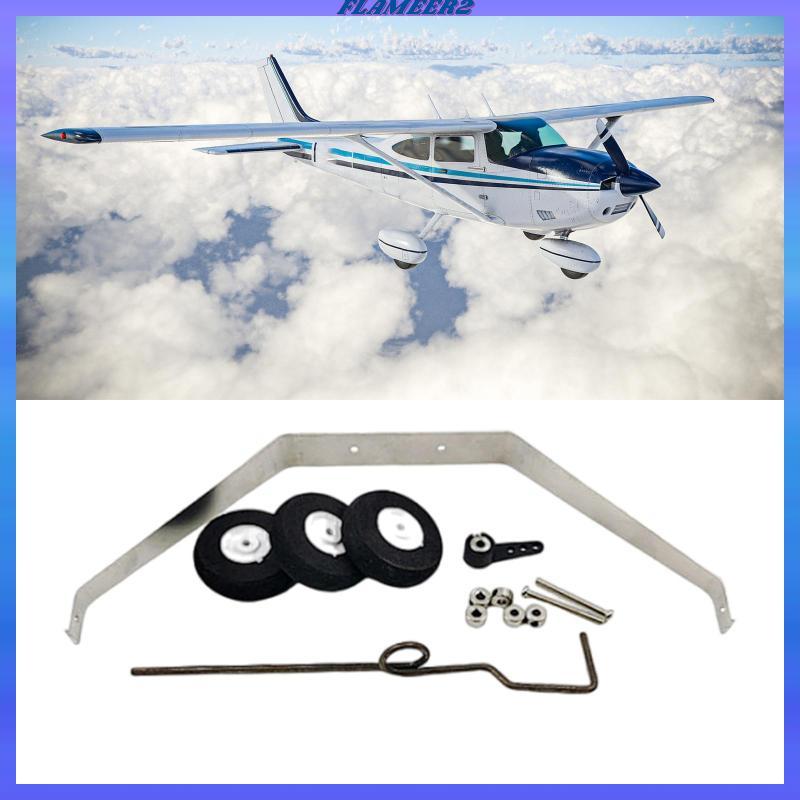 [Flameer2] RC เครื่องบิน Landing Gear Set อุปกรณ์เสริมแทนที่สําหรับ Drone Plane RC เครื่องบิน Jet