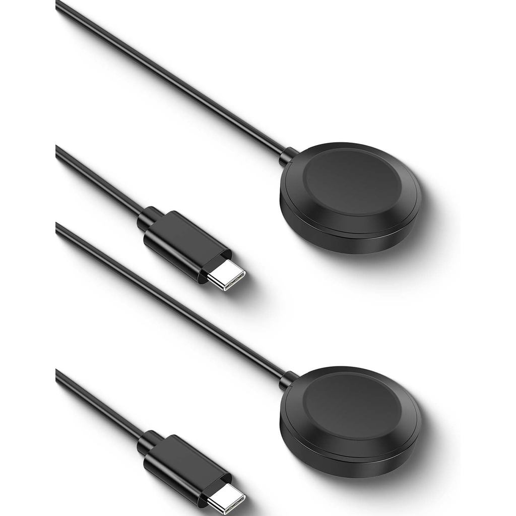 สายชาร์จ 2 แพ็คสําหรับ suunto Run, KONXISA Smartwatch 3.3ft เปลี่ยนแม่เหล็ก Type-C Fast สายชาร์จ, สา