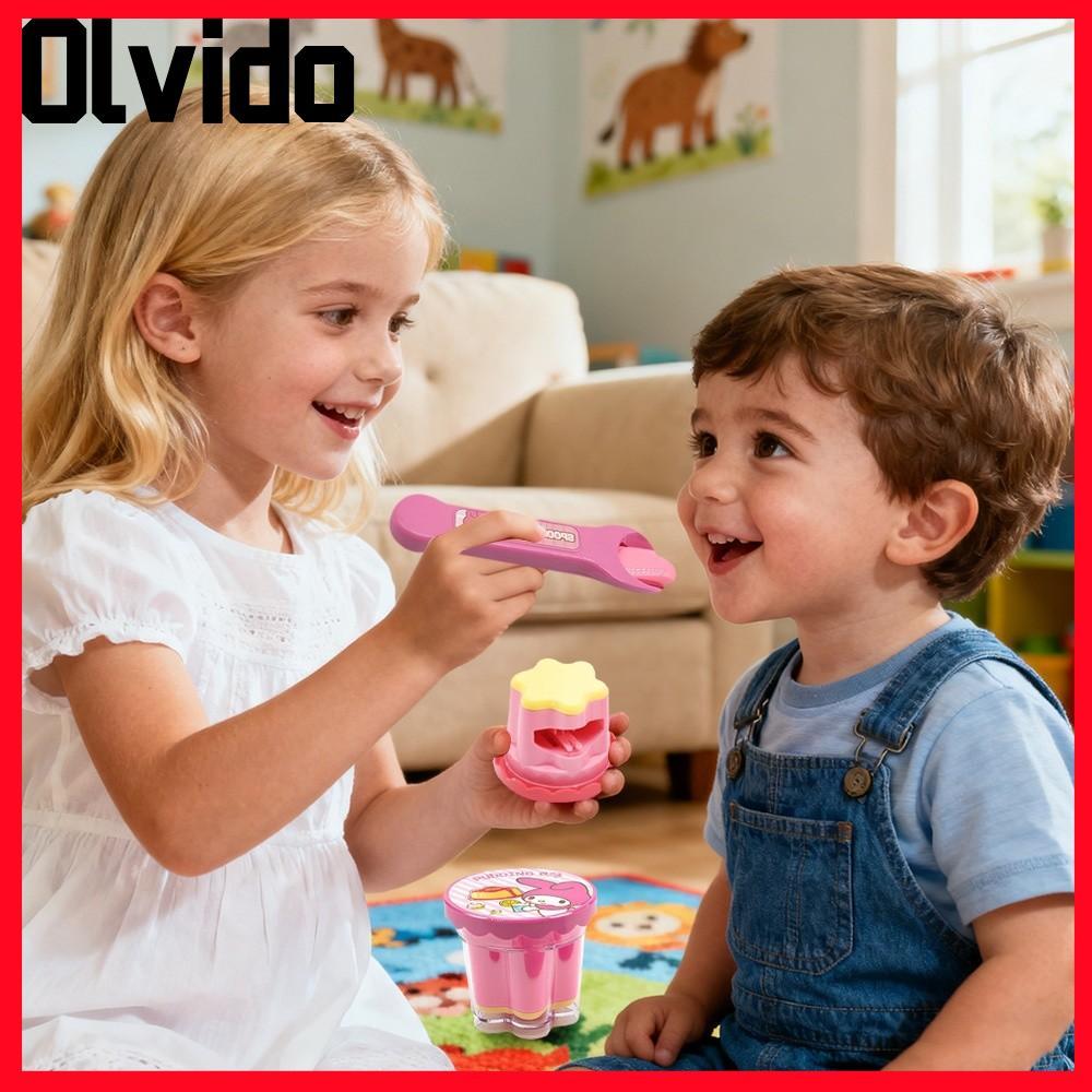 OLVIDO ของเล่นเพื่อการศึกษาในช่วงต้นของญี่ปุ่น, อาหารจําลอง Hello Kitty ของเล่นป้อนอาหาร, บทบาทเล่นคุโรมิ คุณสมบัติ Play House สไตล์พุดดิ้งให้อาหารของเล่น Early Education