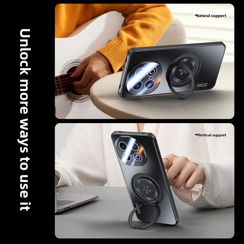 YYN เคสสําหรับ Vivo IQoo 13 Casing 360° หมุนกระจายความร้อนแม่เหล็กเคสโทรศัพท์กันกระแทกปก - รูปที่ 2