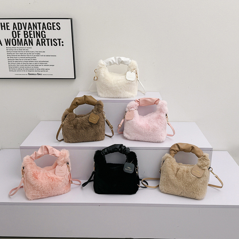 กระเป๋าถือ femur Fairy Plush สำหรับทุกวัน ดีไซน์แฟชั่นและน่ารัก