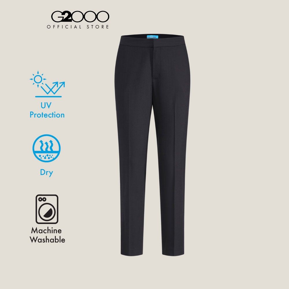 G2000 กางเกงสูทสำหรับผู้หญิง Ankle Cigarette Shape รุ่น 5125112699 BLACK