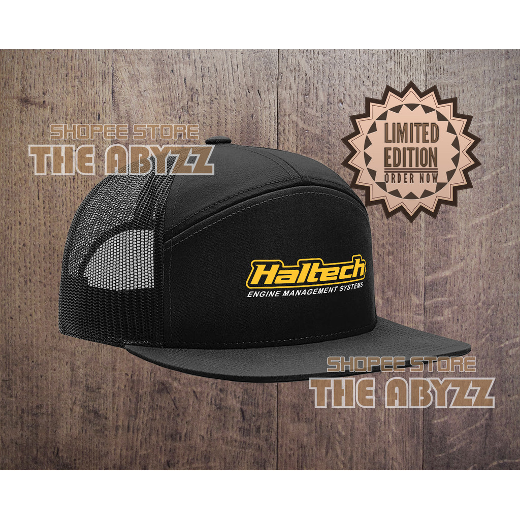 Haltech Trucker Cap หมวก Snapback 7 แผง Topi เบสบอลกีฬากลางแจ้ง