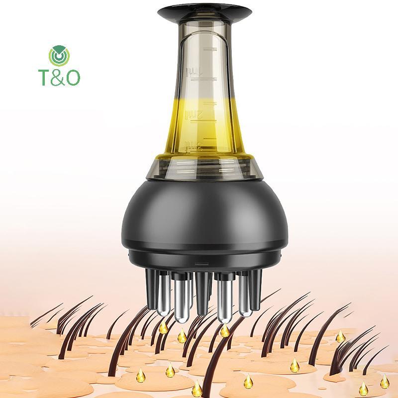 T&O 3ml Scalp Applicator Massageb สําหรับหัวผม Growth Hair Regrowth Liquid Serum แปรงน้ํามันบํารุงผม