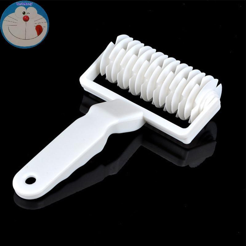 Tast Pastry Lattice Roller Cutter พาย Pastry Dough Fondant พิซซ่าเค้กเครื่องตัด Roller Home Kitchen 