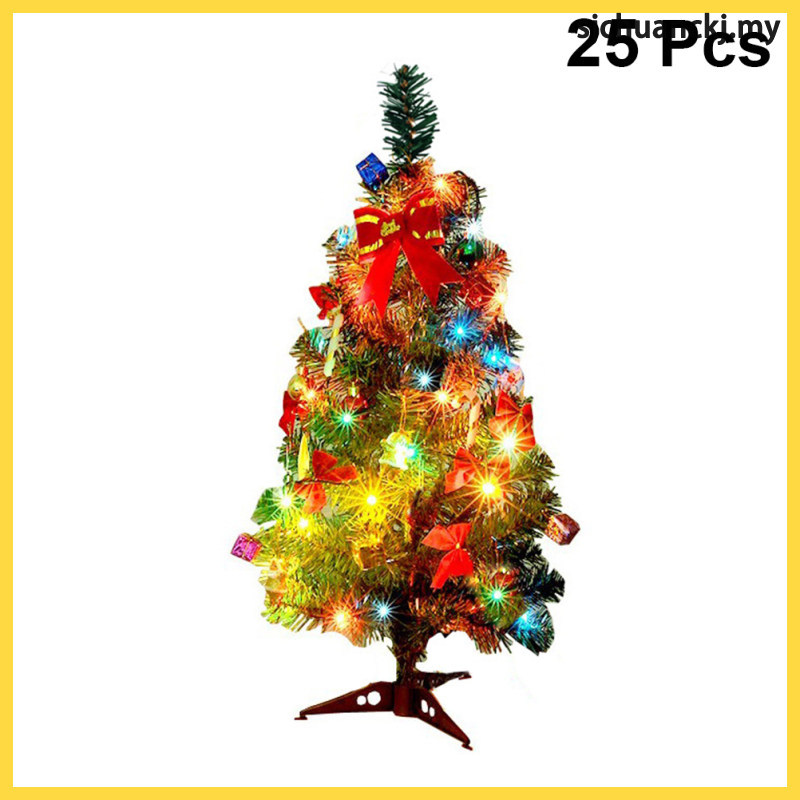 ต้นคริสต์มาส Mini Decor Minature ตกแต่งโต๊ะอุปกรณ์ปาร์ตี้ประดิษฐ์ sjchuanckj