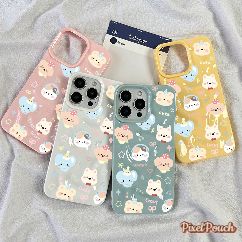 💖💖 เคสเหมือนอุกกาบาต น่ารัก อวตารสัตว์การ์ตูน สําหรับIPhone17 16 15 14 13 12 11 7 8plus Promax X XR XS