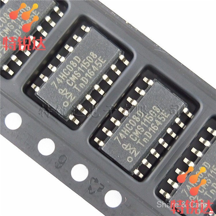 74HC08D 74HC08 SOP-14 Patch Four 2 Input and Door Logic IC Chip ยี่ห้อใหม่พร้อมสต็อก