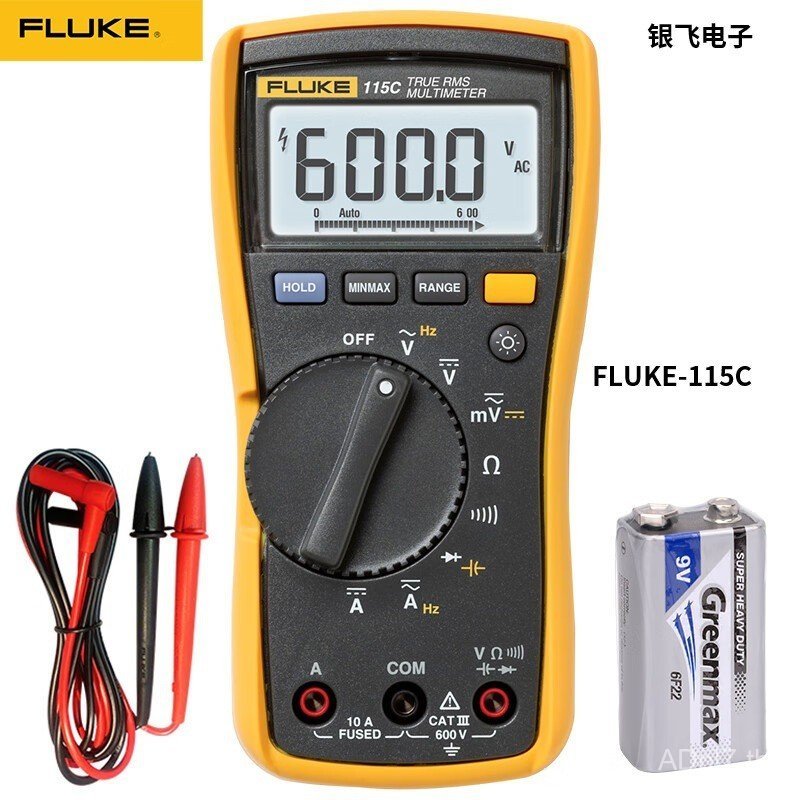 FLUKE FLUKE-115C มัลติมิเตอร์แบบดิจิตอลมูลค่าสูง