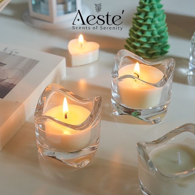 เทียนหอมของขวัญ🎀เทียนคริสต์มาส เทียนหอมอโรม่า มี6กลิ่นให้เลือก เทียนหอมปรับอากาศ มูลค่าสูง กลิ่นหอมติดทนนาน