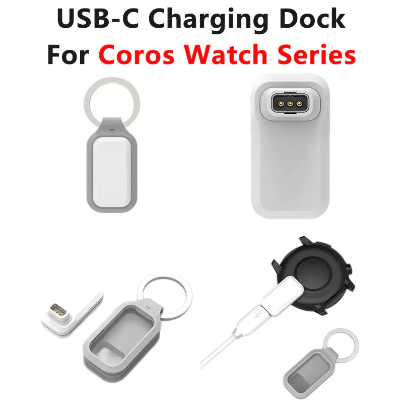USB-C Type-C Transfer แท่นชาร์จสําหรับ Coros Watch Pace 4 Apex 4 46 มม.42 มม.Pace 3 2 Pace pro NOMAD Apex 2 2s Coros Watch series แท่นชาร์จ
