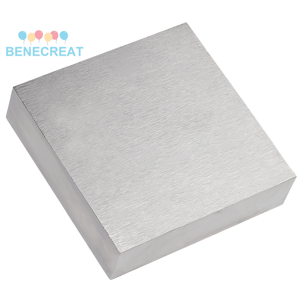 แท่นวางงานเหล็กทรงสี่เหลี่ยม สำหรับทำเครื่องประดับ แบบ.Raw (Unplated) ขนาด 6x6x1.5 เซนติเมตร