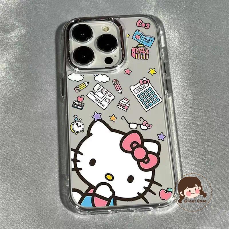 น่ารัก HelloKitty คอมพิวเตอร์ชุบเคสโทรศัพท์สําหรับ Realme GT 7 5 Pro 3 Neo 7X 7 6 5 SE 240W V70 V60 