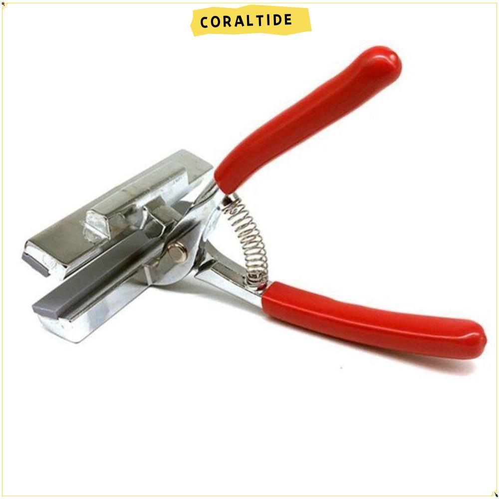 คีมผ้าใบ CORALTIDE,โลหะผสมสีแดง Shank ผ้าใบกระชับคีม,ทนทาน Framing คงที่ Ergonomic ผ้าใบยืด Art Framing เครื่องมือเริ่มต้น Art กรอบทําอุปกรณ์