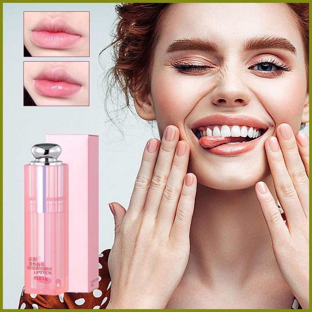 ลิปสติกเปลี่ยนสีได้ Lip Balm Tinted Lip Chapstick อุณหภูมิ Lip Color ลิปสติกผู้หญิง Lip Gloss pH Lip