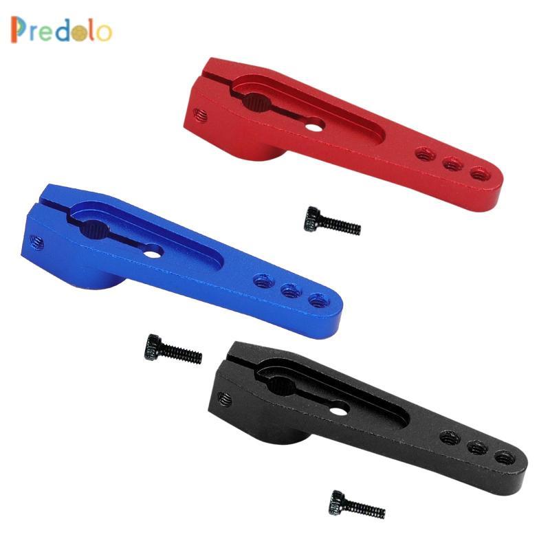 Predolo RC รถ Servo Arm พวงมาลัยยาว Servo Arm อลูมิเนียม 25T Servo Horn Arm M2 เกลียวโลหะ Rocker Arm