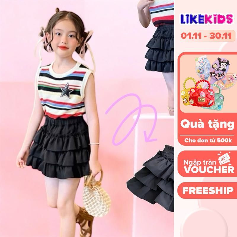 SKIRT สําหรับเด็กผู้หญิงสไตล์ชั้น V31- LikeKids