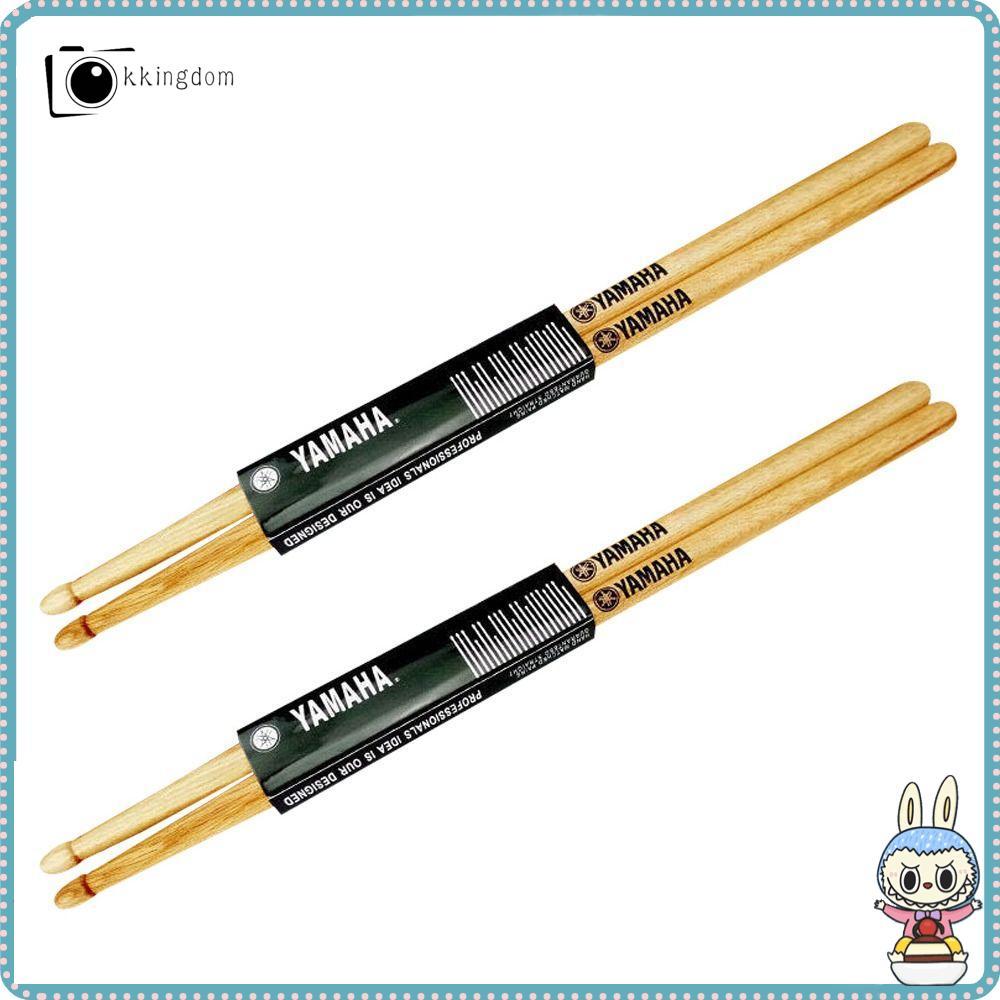 KKINGDOM 2 ชิ้น Drumstick, น้ําหนักเบา 5A/7A Maple ไม้กลอง Sticks, Oaks Drumsticks ค้อนกลองไม้เคล็ดล