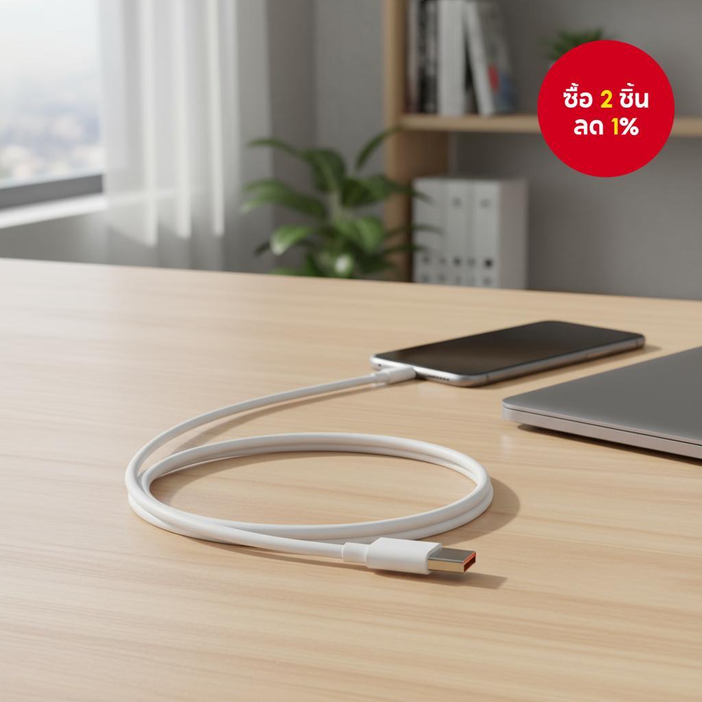 สายชาร์จ USB เป็น Type-C 67W 6A สําหรับ Xiaomi 11 POCO 12 Turbo