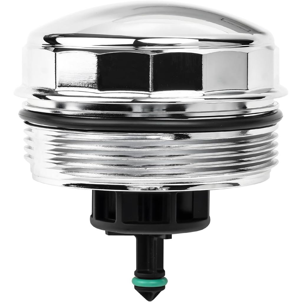 อัพเกรดอลูมิเนียมกรองน้ํามันฝาครอบหมวกเงินสําหรับ BMW 525i 530i 528i 535i X5 3.0si X5 35iX X6 35iX 1