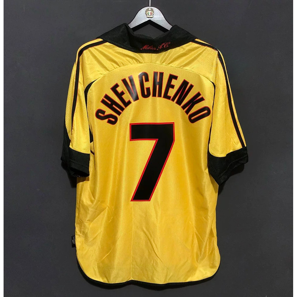 1999/00 AC Milan Away Retro Soccer Jersey Football Vintage เสื้อคุณภาพสูง 99/00