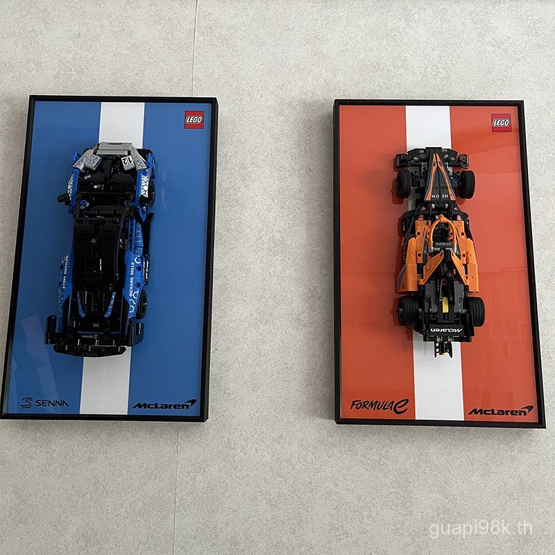 เหมาะสําหรับบล็อกตัวต่อรถแข่งขนาดเล็ก 42169 42161 42162 42123 กรอบรูปพื้นหลังผนัง