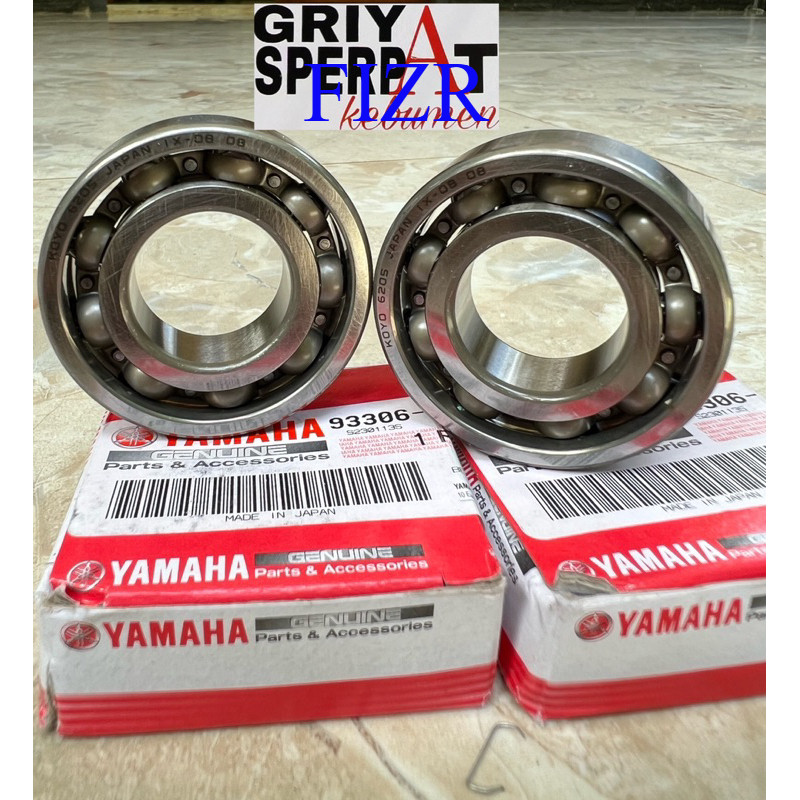 แบริ่ง 2 ชิ้น KOYO LAHER KRUK AS F1ZR FORCE1 6205 HS ORIGINAL YAMAHA MADE IN JAPAN