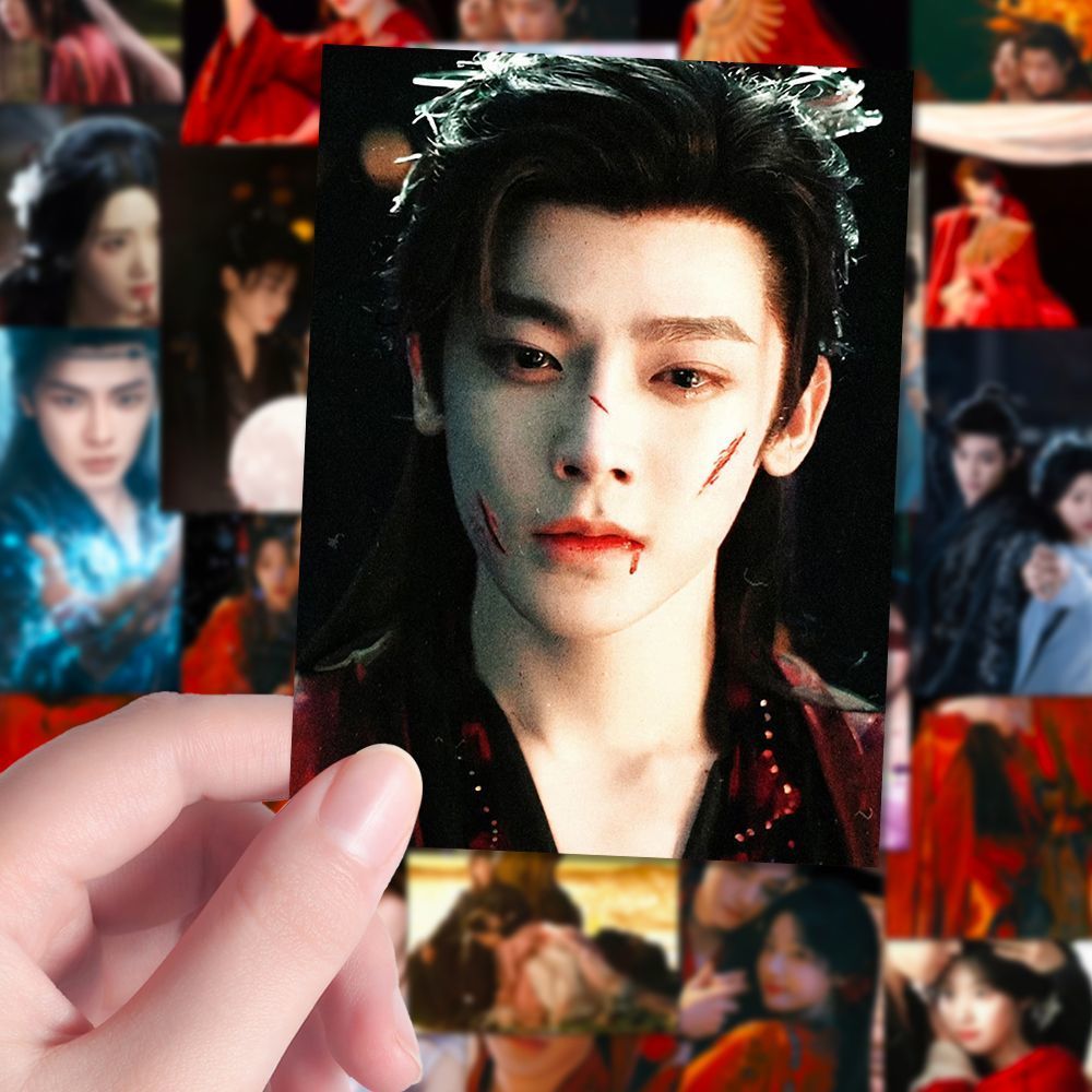 240 แผ่นเข้าไปใน Qingyunhou Minghao Lu Yuxiao ภาพเทพที่สวยงามอุปกรณ์ต่อพ่วงสติกเกอร์มูลค่าสูงตกแต่งค