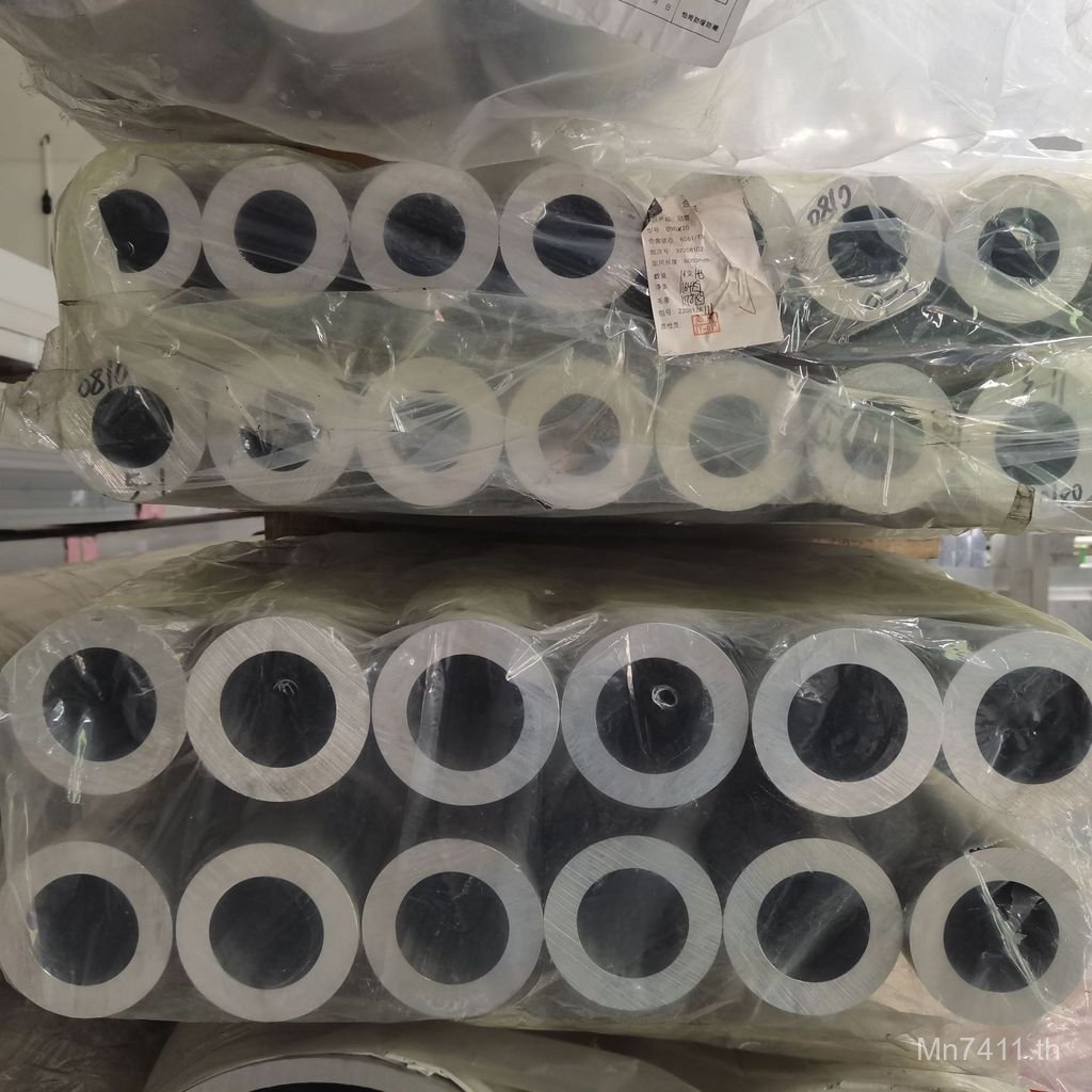ท่ออลูมิเนียม ท่ออลูมิเนียม ท่อกลม ความหนา 6061t6 ท่ออลูมิเนียมวัสดุอลูมิเนียมโปรไฟล์ท่อกลวง Al6063t