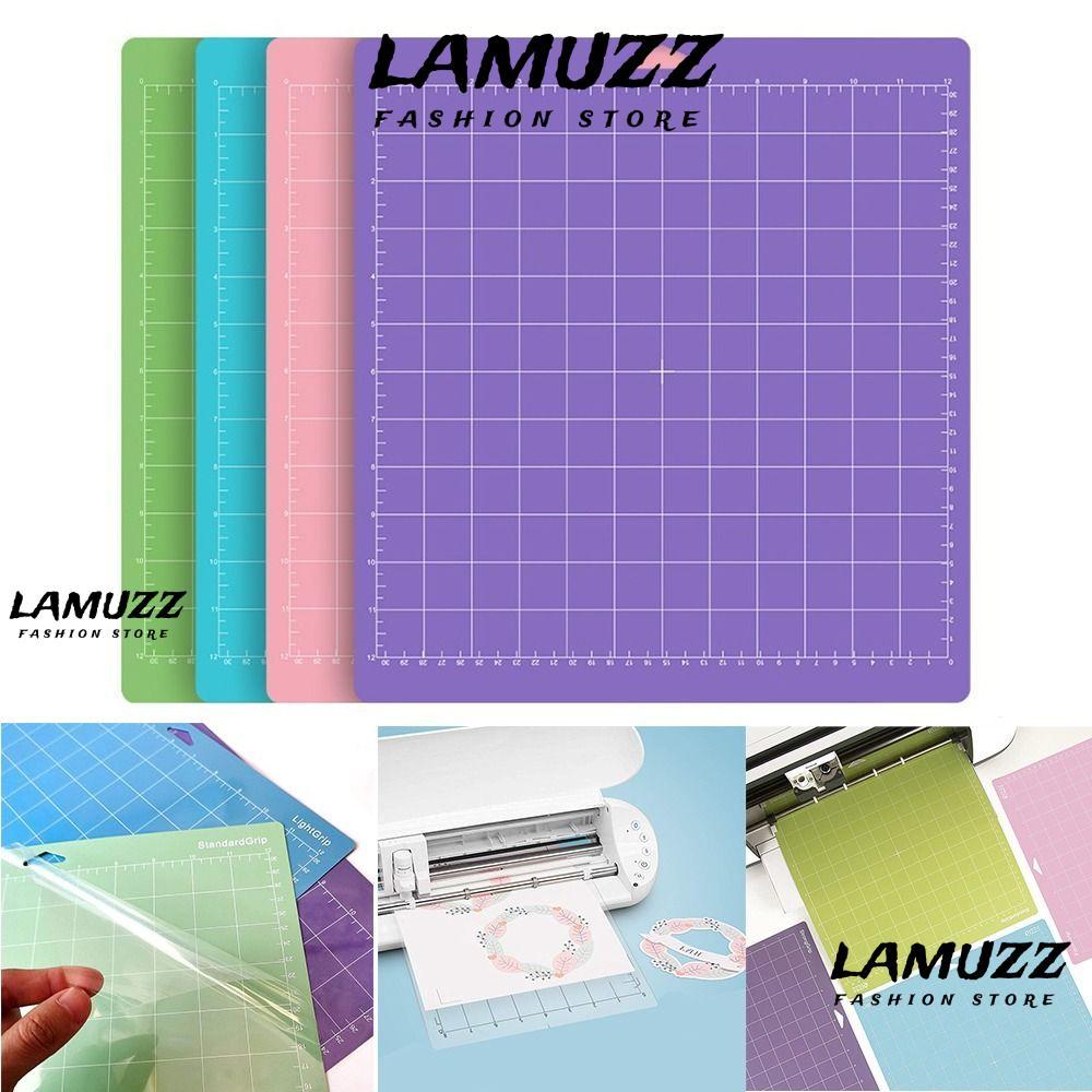 แผ่นรองตัด LAMUZZ, แผ่นรองตัด PVC Cameo Silhouette, กาวแบบพกพา Strong Grip ตัวอักษรสต็อกการ์ดหนา|แผ่