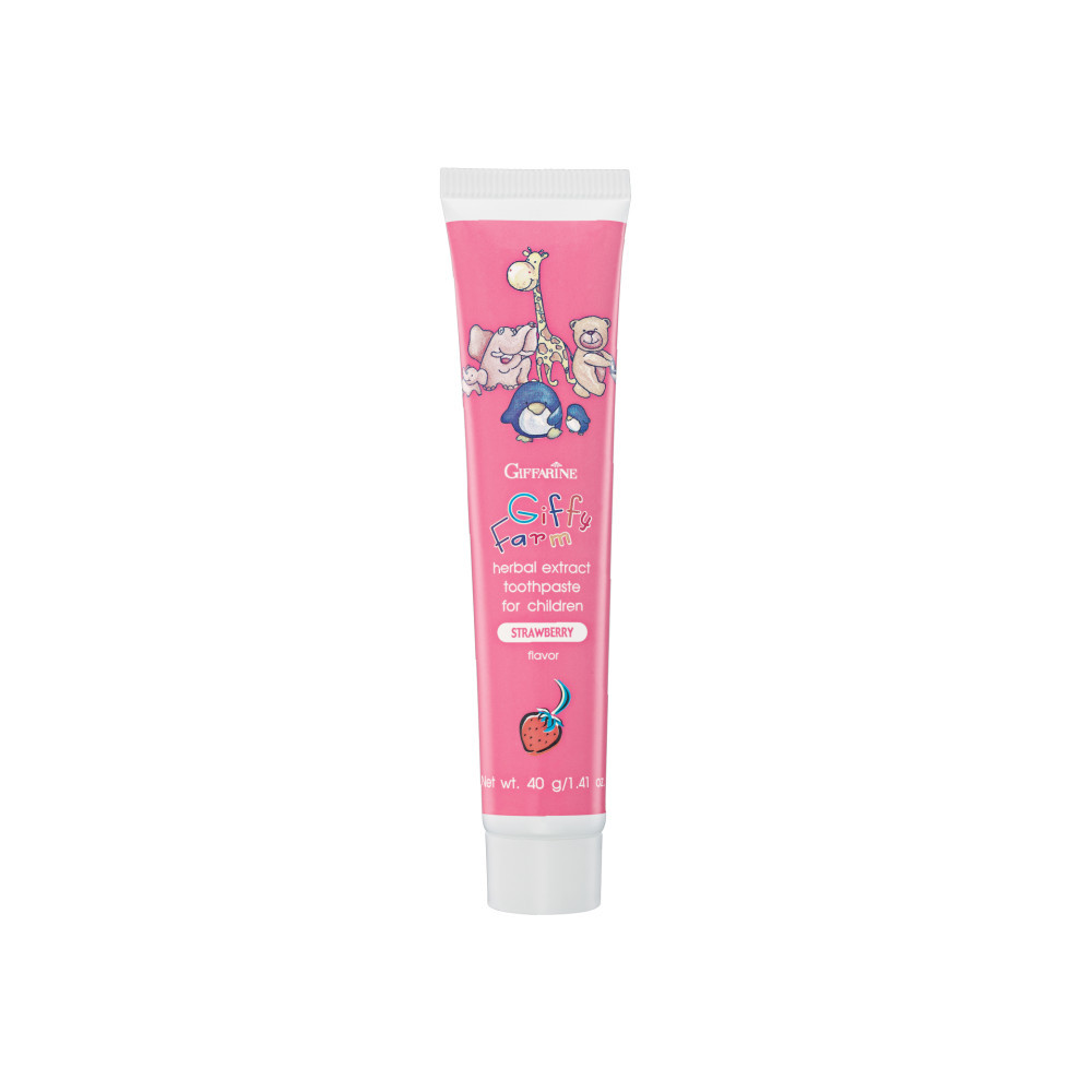 ยาสีฟันเด็ก แปรงสีฟันเด็ก กิฟฟารีน กิฟฟี่ Giffy Kids Toothpaste กลิ่นส้ม สตรอว์เบอร์รี่ มินท์ ราคา ถูกที่สุด ดีลบีเคเค แกลเลอรีภาพที่ 3