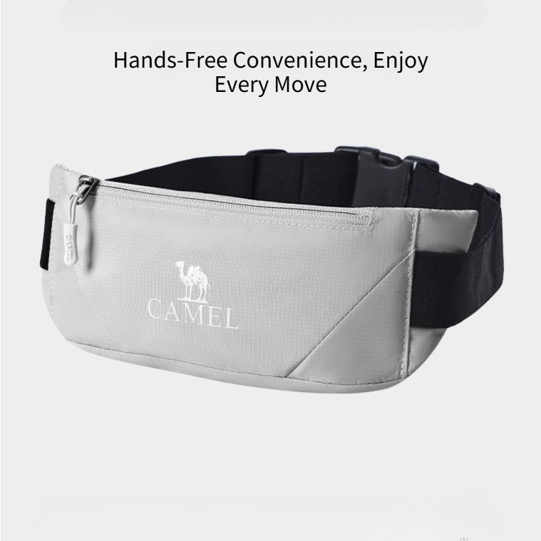 CAMEL CROWN กระเป๋าคาดเอวกีฬา Unisex ปรับได้สําหรับ 63–95 ซม - รูปที่ 6