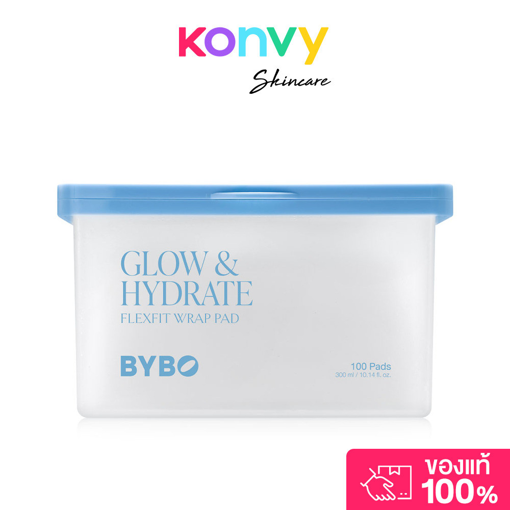 BYBO Glow & Hydrate Flexfit Wrap Pad 300ml บายโบ โทนเนอร์แพดแบบยืด.