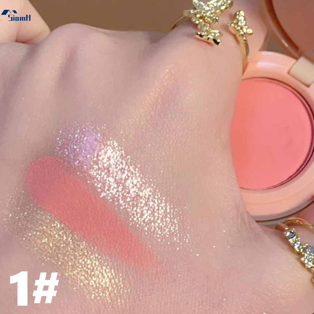 จัดส่งภายใน 12 H Pudaier Matte Highlighter Blush 3 In 1 Palette Pearly Blush อายแชโดว์เงา Multifunctional Face Makeup Palette เครื่องสําอางหญิง