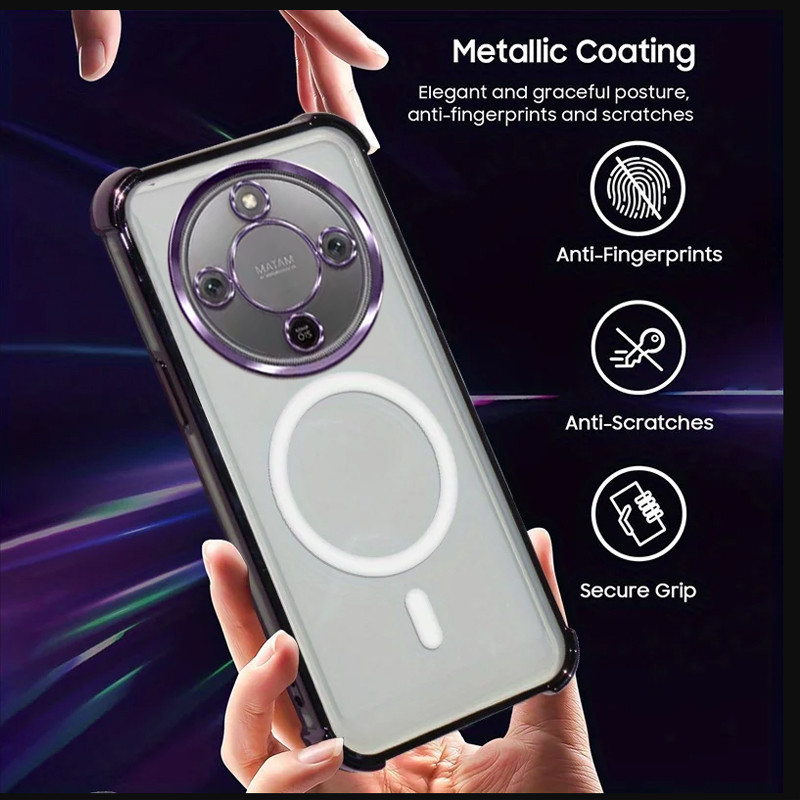 สําหรับ Honor X70 X9D แม่เหล็กชาร์จไร้สายสําหรับ Honor X60GT X60Pro X60i X50i X50GT สี่มุม Anti shoc