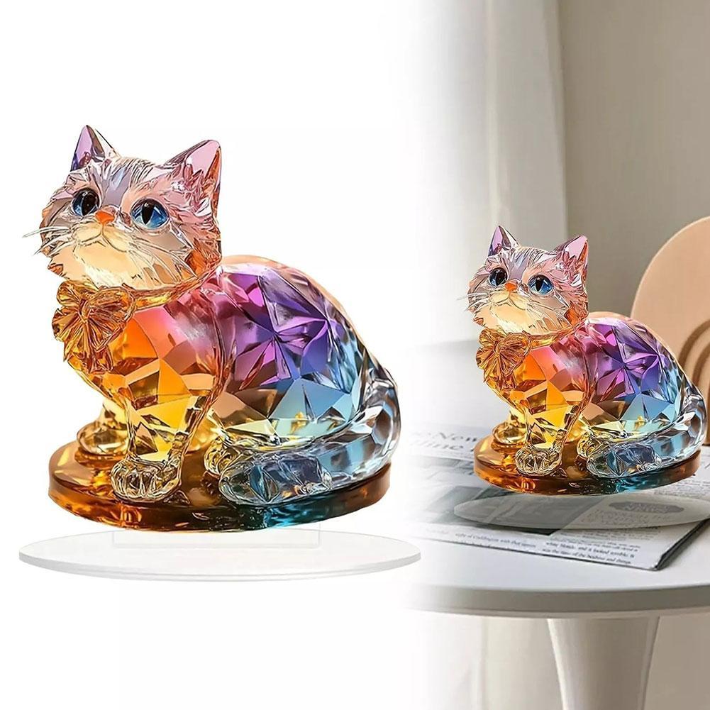 ช้าง & Tree Of Life รูปปั้น 2d แบนอะคริลิค Figurine ตาราง Decor Desktop Home เครื่องประดับ M5p2