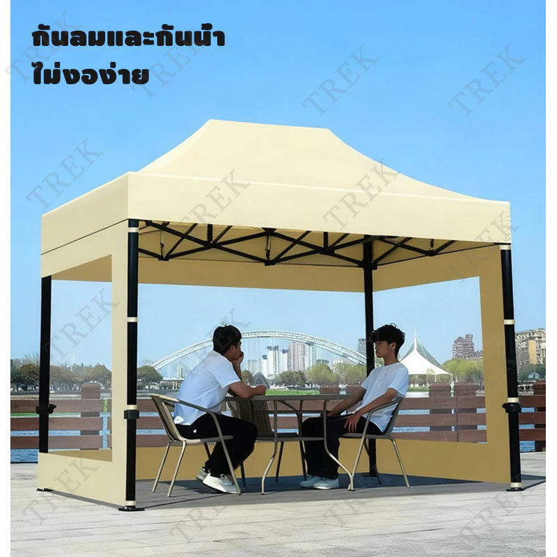 เต็นท์พับได้ พร้อมผ้าข้างใส 4 ด้าน thumbnail 3
