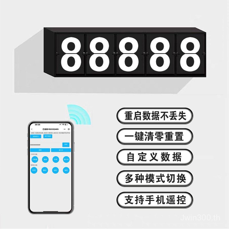 Check-In Mechanical Interaction Check-In Card Flip Page Board Billboard ปุ่มเคาน์เตอร์ระบายน้ําอุ่นแ