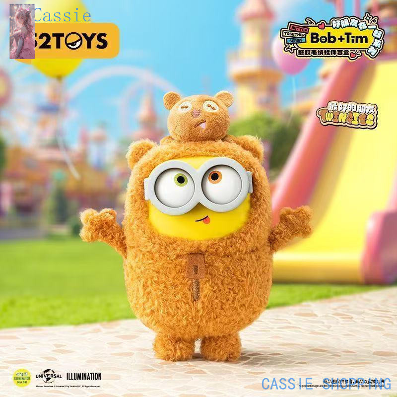 ⭐เคซี่⭐[จัดส่งภายใน 24 ชั่วโมง] 52TOYS BOB & TIM Minions Good Friends Together Series Mystery Box Pl