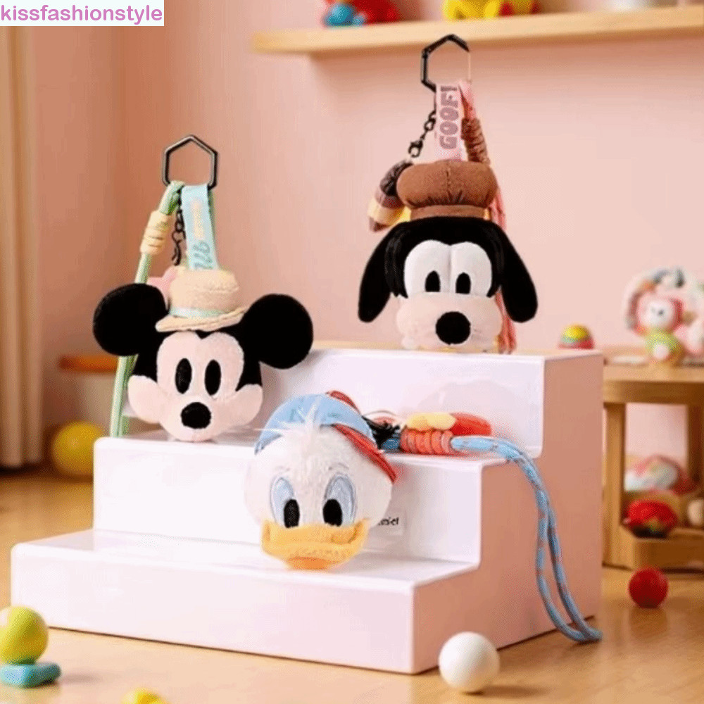 KISSFASHIONSTYLE Mickey Mouse Family Plush Toy, Mickey Family Series การ์ตูน Mickey Minnie Plush พวง