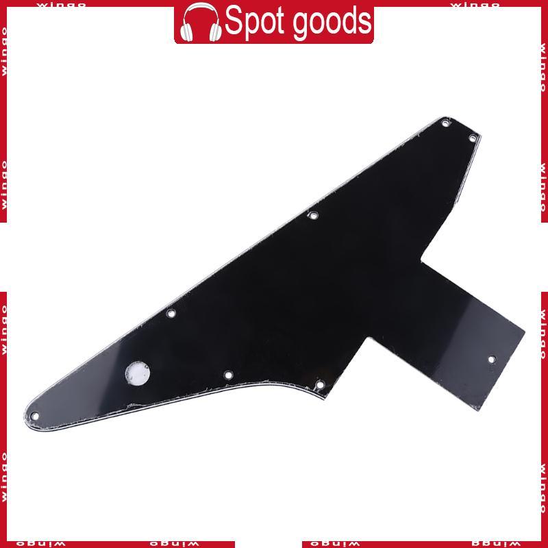 WIN 3 Ply Guitar Pickguard Pick Guard สําหรับ Explorer สําหรับ Gibson 76 Reissue Black Part