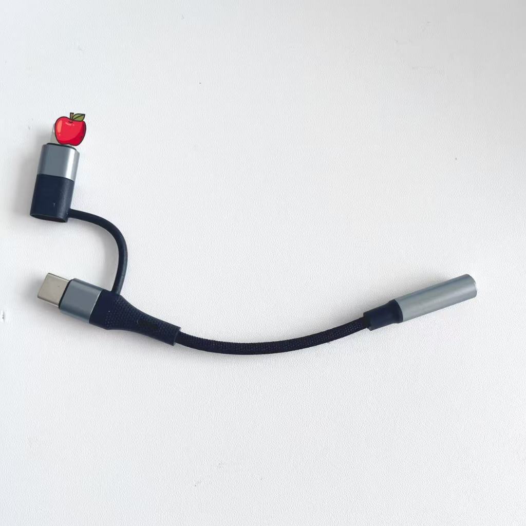 USB C ถึง 3.5 มม.AUX แจ็คอะแดปเตอร์หูฟัง TypeC ถึง 3.5 มม.หูฟังตัวแปลงเสียงสําหรับโทรศัพท์มือถือ