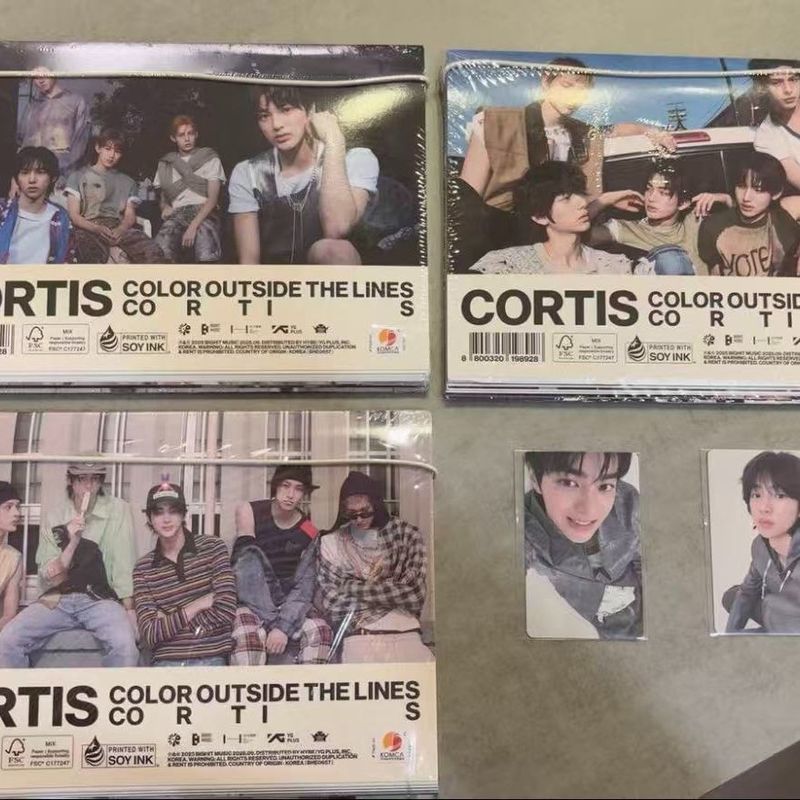 【พร้อมส่ง】Korean boy band cortis album card บั้ม บั้ม อัลบั้ม การ์ด รูปcortis เสื้อ การ์ด บั้ม เคส อ