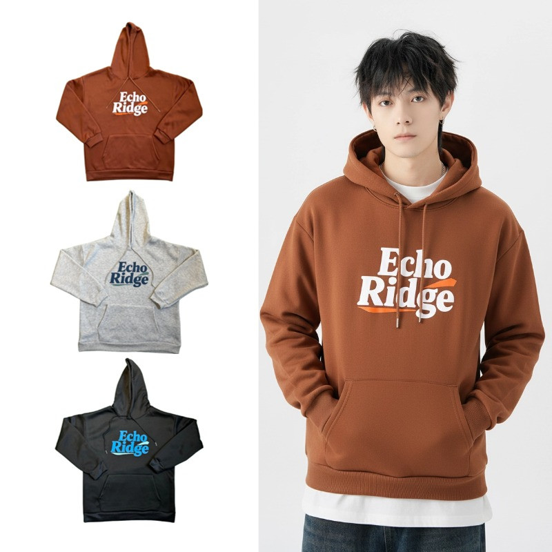 เสื้อกันหนาวมีฮู้ดสำหรับผู้ชาย ดีไซน์แฟชั่น อินเทรนด์ พิมพ์ลายตัวอักษรในสไตล์เกาหลี เหมาะสำหรับทุกคน