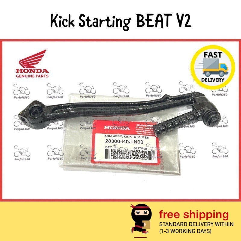 28300-K0J-N00 HONDA BEAT V2 Pedal Kick Starter เริ่มต้น / Engkol / Kaki Start
