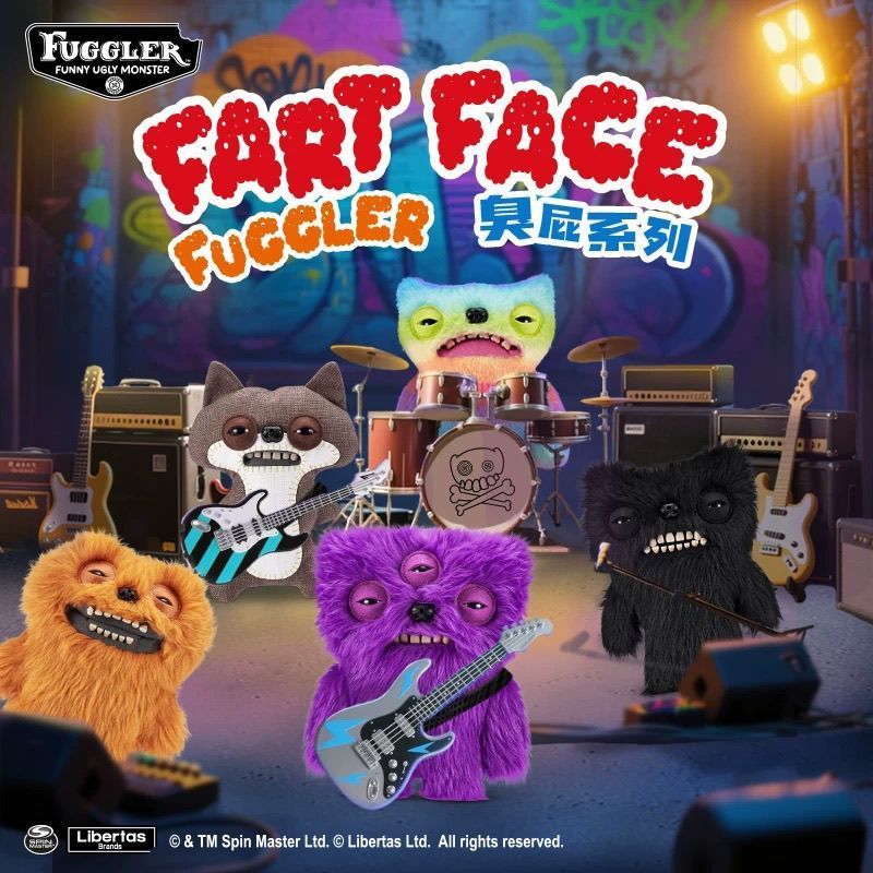 【พร้อมส่ง】fuggler โมเดล พวงกุญแจ ตุ๊กตา พวงกุญแจ พวงกุญแจ fuggler funny ugly monster fuggler spongeb