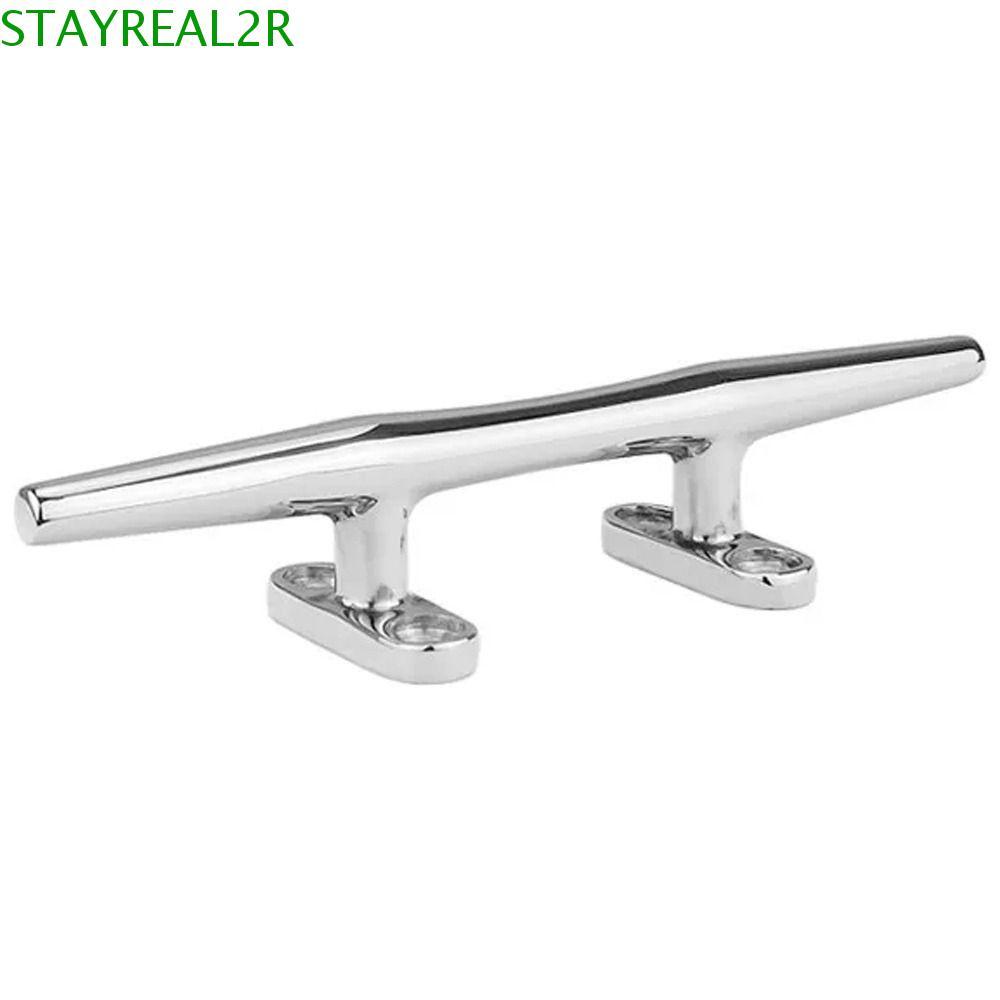 STAYREAL2R เรือคว้าจับ, Marine 4-8 นิ้วเรือฐานกลวง Cleat, เรือยอชท์อุปกรณ์ฮาร์ดแวร์ขัดเงา 316 สแตนเล