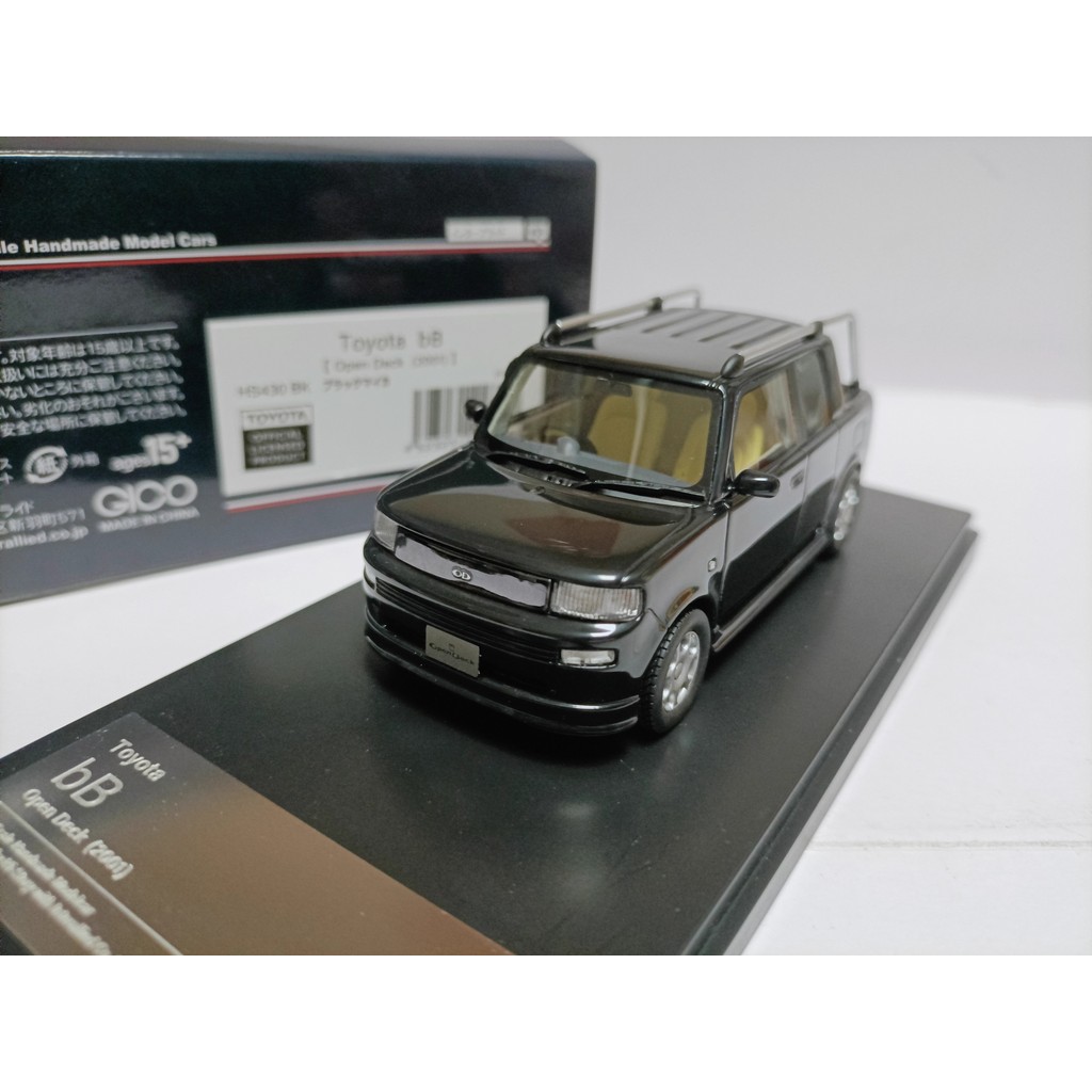 Hi Story 1 43 Toyota Open Truck Model Toyota bB Open Deck 2001 Black